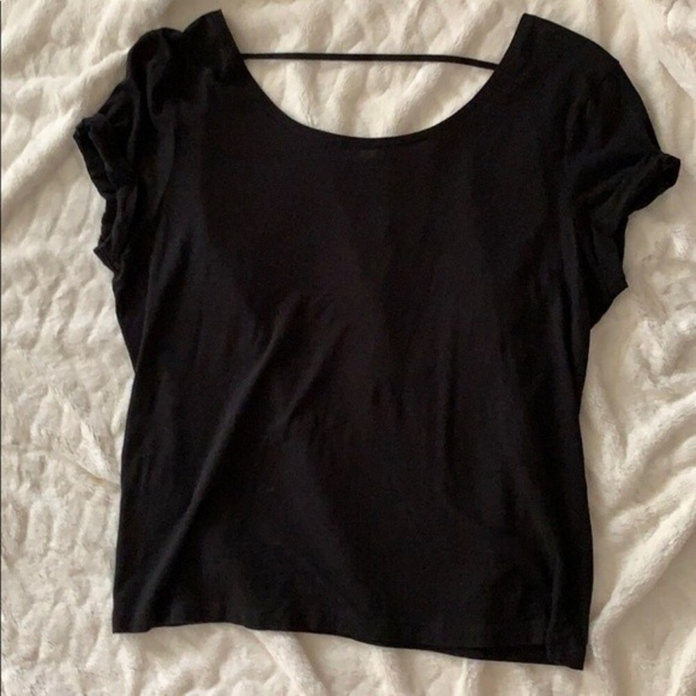 🍂 3/$20 ✨EUC ✨ VS Pink Low Back Cotton/Modal Blend Top